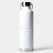 クール叔母最高の新しい叔母パーソナライズされた ウォーターボトル (正面)