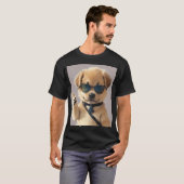 クール可愛い気に愛犬 Tシャツ (正面フル)