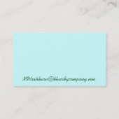 クール名刺の色 名刺 (裏面)