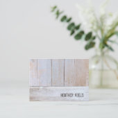 クール国素朴再生木材 名刺 (スタンド正面)