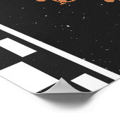 クール大歓迎ポスター |スケートボード標識 ポスター (角)