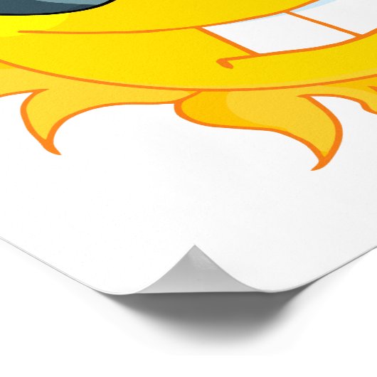 クール太陽の光 ポスター (角)