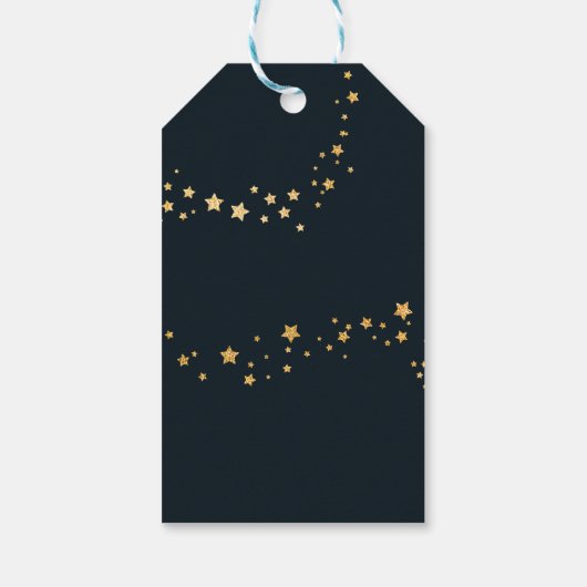 クール宇宙ドッグズボーイズブラストオフ誕生日 ギフトタグ (裏面)