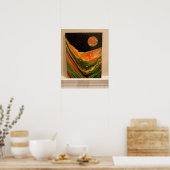 クール宇宙ポスター、SFポスター ポスター (キッチン)