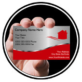 クール実在Estate And Home Services Business Card 名刺