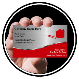 クール実在Estate And Home Services Business Card 名刺