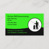 クール害虫駆除はっきりした 名刺 (正面)