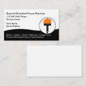 クール家絵を描の画モダン家 名刺 (正面/裏面)