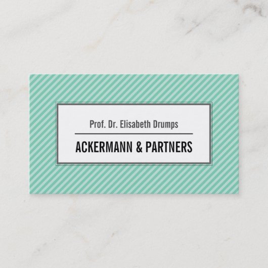 クール帯 名刺 (正面)