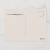 クール干し草とトラクター追加文字農家 ポストカード (裏面)