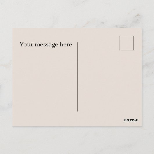 クール干し草とトラクター追加文字農家 ポストカード (裏面)