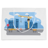 クール建築ゾーンパーティー大抱き枕 ラージペーパーバッグ (正面)