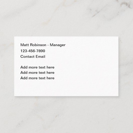 クール建築ファスナー名刺 名刺 (裏面)