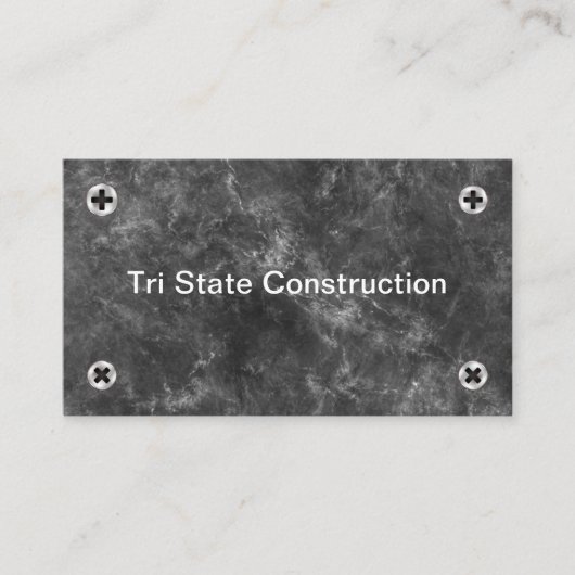 クール建築ファスナー名刺 名刺 (正面)