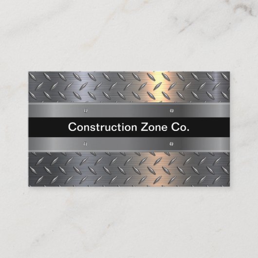 クール建築メタリック調名刺 名刺 (正面)