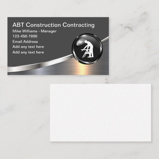 クール建築契約者名刺 名刺 (正面/裏面)