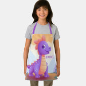 クール恐竜の名前の追加 エプロン (インサイチュ)
