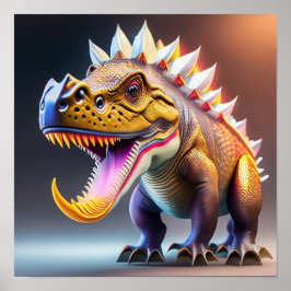クール恐竜 – アートプリント ポスター
