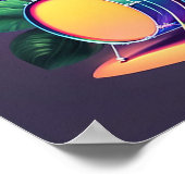 クール恐竜 – アートプリント ポスター (角)