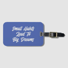 クール感動的文字引用文メンズ ラゲッジタグ