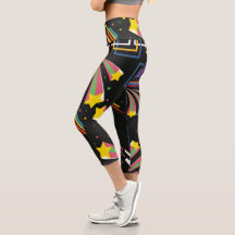 クール抽象芸術と星モダン世紀中黒