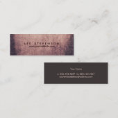 クール抽象芸術アグランジーティスト名刺 スキニー名刺 (正面/裏面)