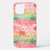 クール抽象芸術パタパーソナライズされたーン Case-Mate iPhoneケース (裏面)