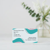 クール抽象芸術モダンクリエイティブ名刺 名刺 (スタンド正面)