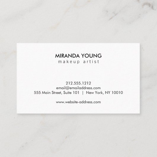 クール抽象芸術数々のカラー水彩色II 名刺 (裏面)