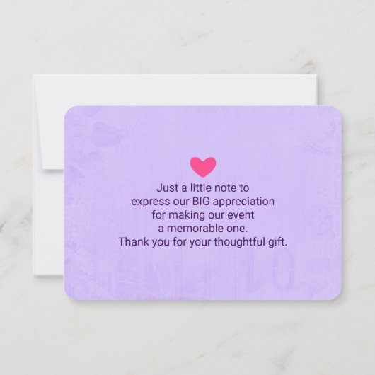 クール抽象芸術水彩宇宙デザインありがとう サンキューカード (裏面)