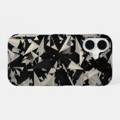 クール抽象芸術 iPhone 16ケース (裏面横)