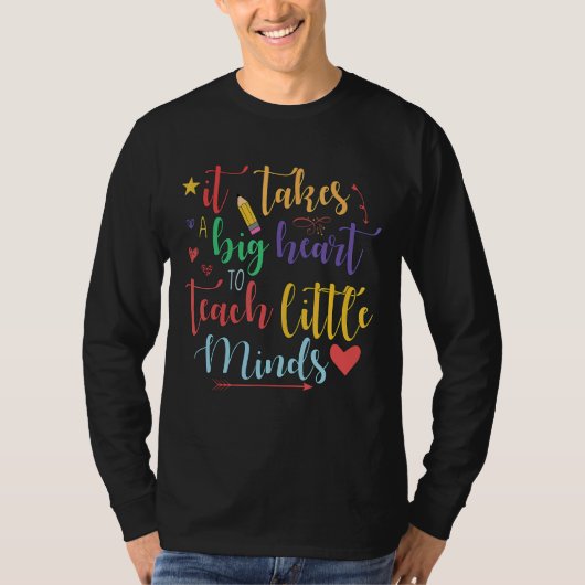 クール教え先生の小さな心 Tシャツ (正面)