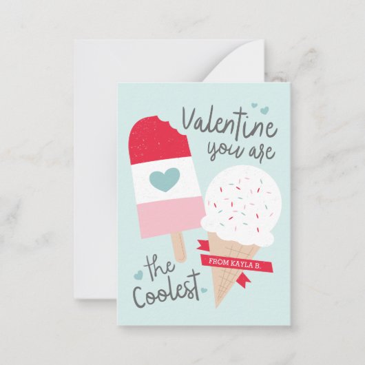 クール教室 ノートカード (正面)