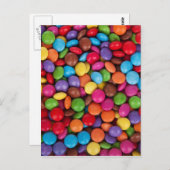 クール数々のチョコレートボタン ポストカード (正面/裏面)