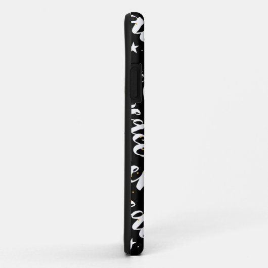 クール文字デザイン愛の安信じ平 Case-Mate iPhoneケース (裏面/右)