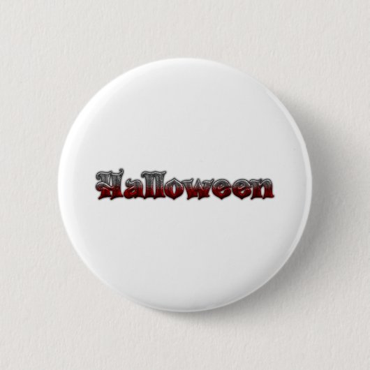 クール文字 – ハロウィーン 缶バッジ (正面)