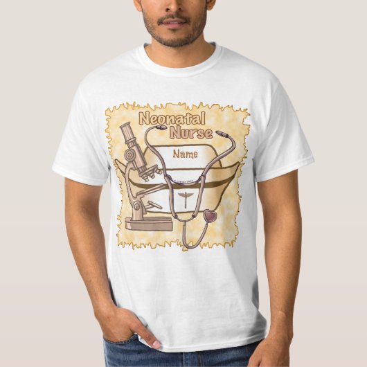 クール新生児看護師 Tシャツ (正面)