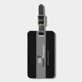 クール旅モダンエレガント行 ラゲッジタグ (正面縦)