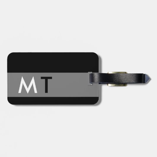 クール旅モダンエレガント行 ラゲッジタグ (裏面横)