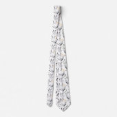 クール日本の鳥瓦 ネクタイ (裏面)