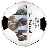 クール最高のパパEver Photo Father's Day サッカーボール (回転)