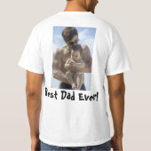 クール最高のパパEver Photo Men Tシャツ (裏面)