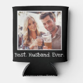 クール最高のユニーク夫が写真を撮ったパーソナライズされたこと 缶クーラー (正面)