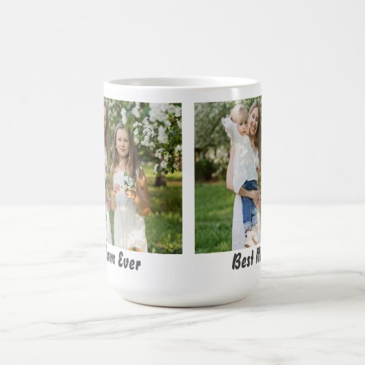 クール最高の母の写真 コーヒーマグカップ (中央)