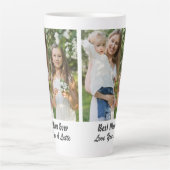 クール最高の母の日の写真 カフェラテマグ (正面)