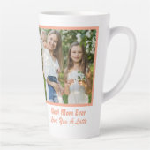 クール最高の母の日の写真 カフェラテマグ (右)