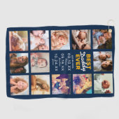 クール最高のDaddy Ever Photo ゴルフタオル (横)