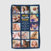 クール最高のDaddy Ever Photo ゴルフタオル (正面)