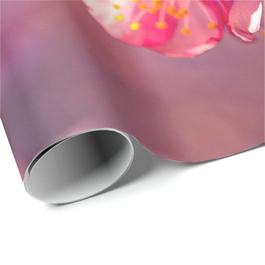 クール桜の花さくらんぼ ラッピングペーパー (ロールコーナー)