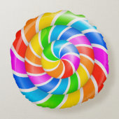 クール棒つきキャンデーテクスチャー円枕 ラウンドクッション (裏面)